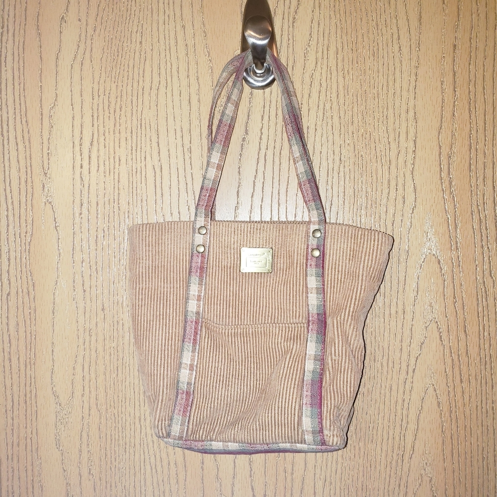 Longaberger Tan Corduroy